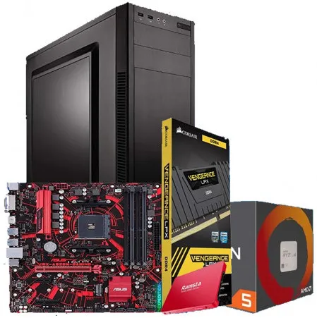 Desktop PC Ryzen 5 3400G 8GB DDR4 RAM 128 GB SSD