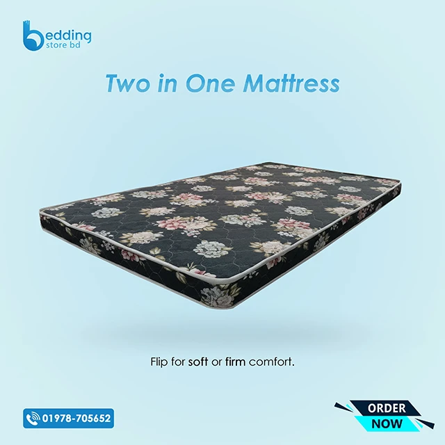 Two in One Mattress | Hard & Soft Sides - Bedding Store BD