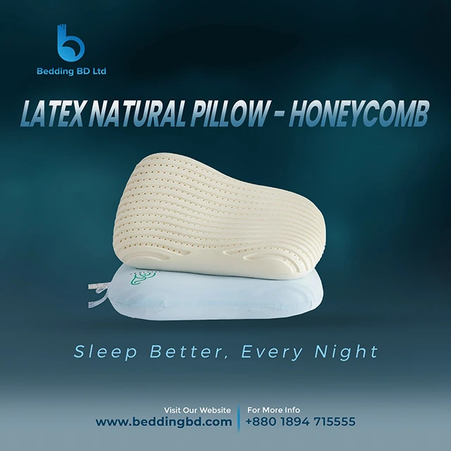 Latex Pillow – Honey Comb