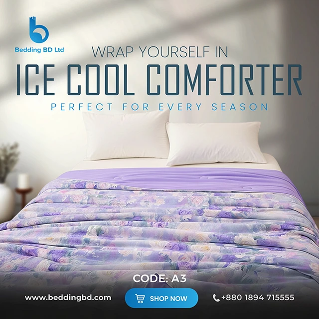 Ice Cool Comforter - Floral A3