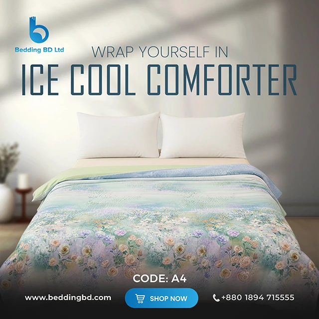 Ice Cool Comforter - Floral A4